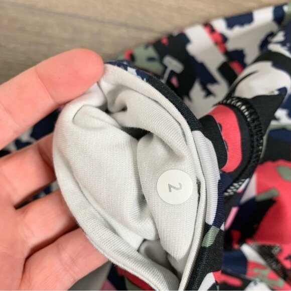 Lululemon Wunder Under Pant III Full On Luxtreme Pop Cut Boom Juice Multi Size 2 - Picture 10 of 13